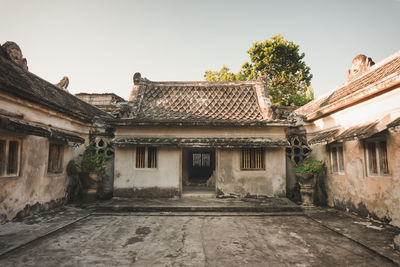 Historic building against clear sky