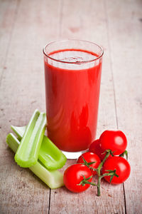 Close-up of drink on table