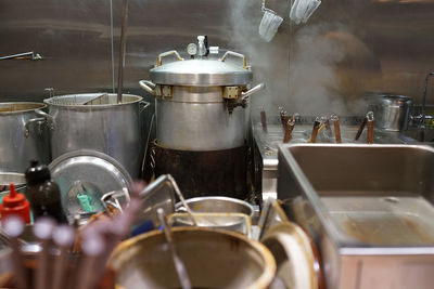 Close-up of kitchen utensils