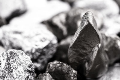 Close-up of stones on rock