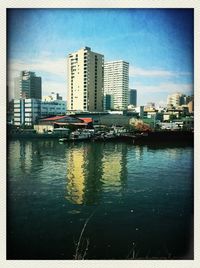 River with buildings in background