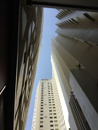 Low angle view of modern building