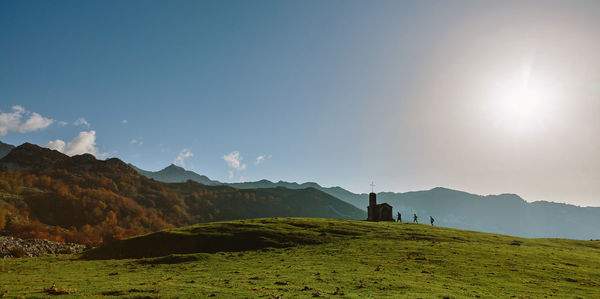 Scenic view of landscape against sky