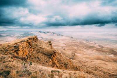 Scenic view of landscape against sky