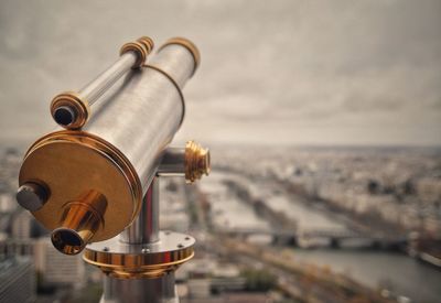 Close-up of security camera