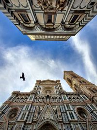 Low angle view of building against sky