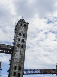 Low angle view of historic building against sky