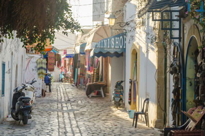 View of city street