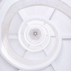 Close-up of spiral staircase