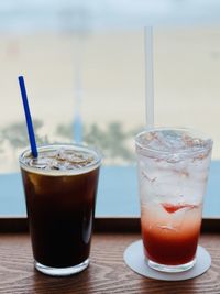 Close-up of drink on table