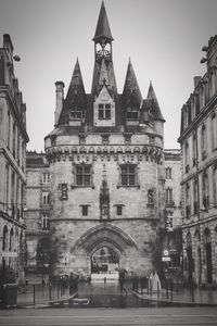 Low angle view of historical building