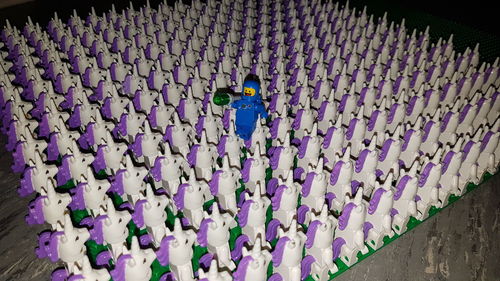 High angle view of people in row