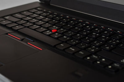 Close-up of computer keyboard