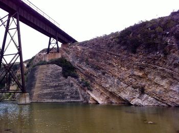 Scenic view of river against sky