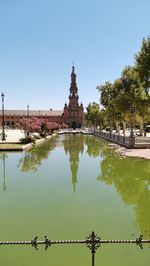 Beautiful plaza de espana view in sevilla