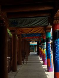 Columns of empty colonnade