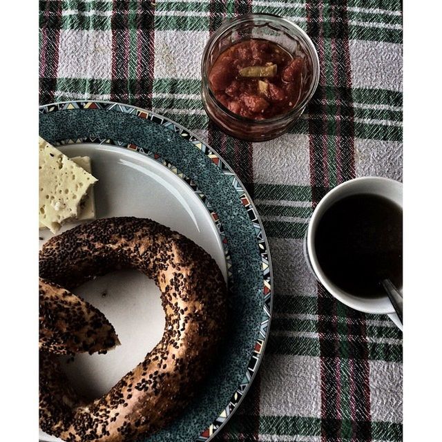 food and drink, indoors, drink, coffee cup, refreshment, still life, table, freshness, coffee - drink, sweet food, high angle view, plate, saucer, close-up, cup, food, directly above, coffee, spoon, transfer print