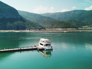 Boat in lake