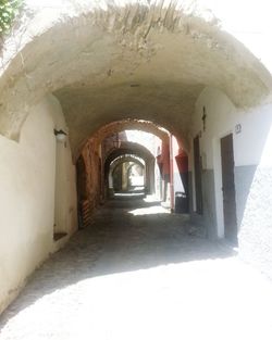 Corridor of old building