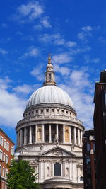 Low angle view of building against sky