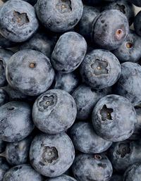 Full frame shot of blueberries