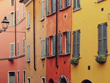 Parma's colorful facades
