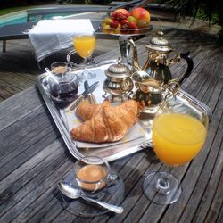 Close up of food on table