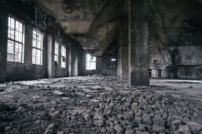 View of abandoned building