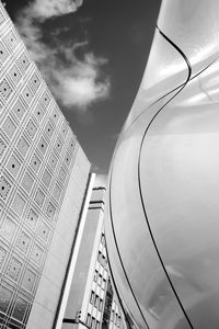 Low angle view of building against sky