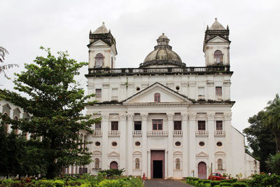 Facade of historic building