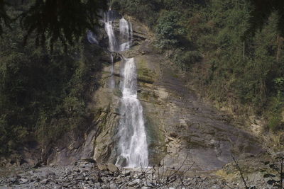 Waterfall in forest