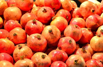 Full frame shot of apples