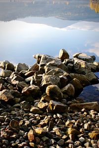 Scenic view of rocky landscape