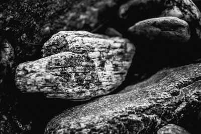 Rocks on rock formation