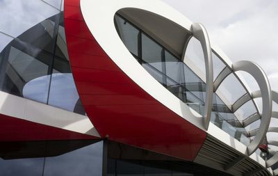 Low angle view of modern building