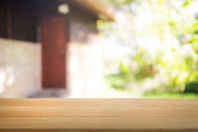 Close-up of table on floor