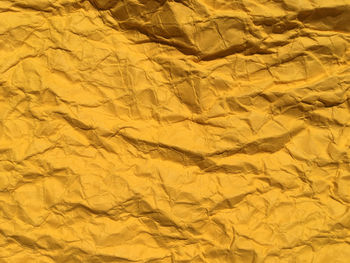 Full frame shot of yellow paper