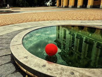 Close-up of swimming pool