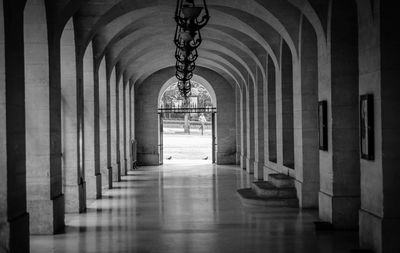 Corridor of historic building