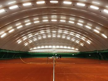 Interior of illuminated field