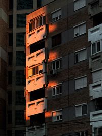 Low angle view of residential building