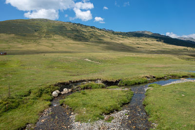 Scenic view of landscape against sky