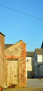 House against clear sky