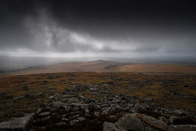 Scenic view of landscape against sky