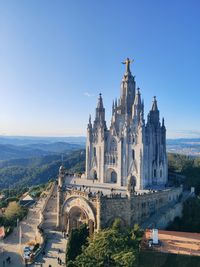 Panoramic view of historic building against sky in city