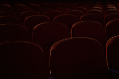 Full frame shot of empty theater