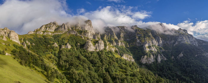 Panoramic view of landscape against sky
