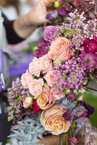 Close-up of rose bouquet