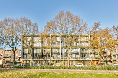 Buildings in park