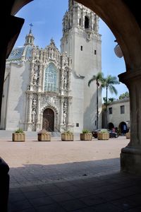 Facade of historic building